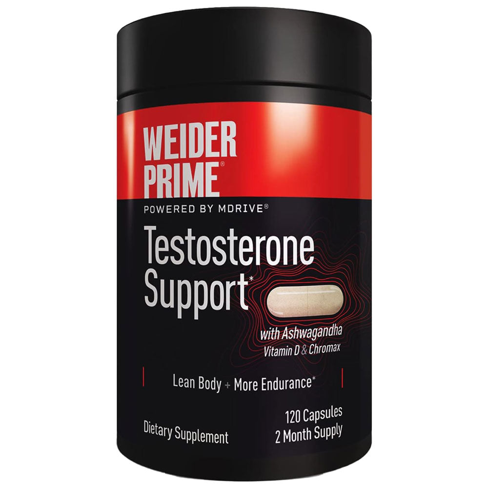 Weider Prime Testosterone Support, 120 Capsules