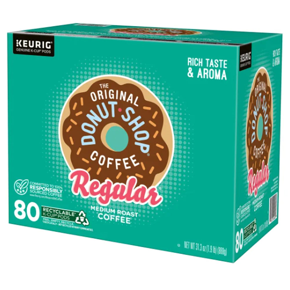 The Original Donut Shop Coffee K-Cup Pod, 80-count