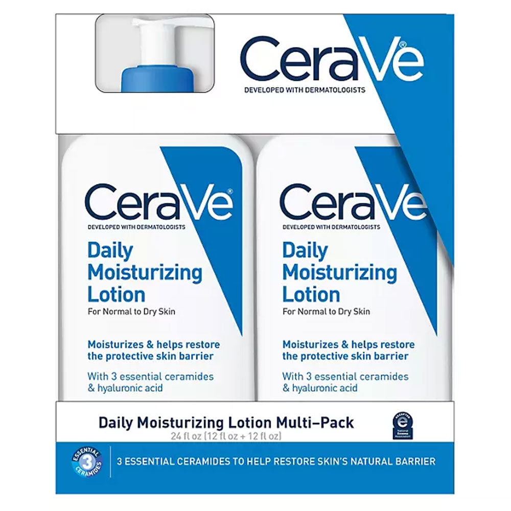 CeraVe Daily Moisturizing Lotion, Normal to Dry Skin (12 fl. oz., 2 pk.)