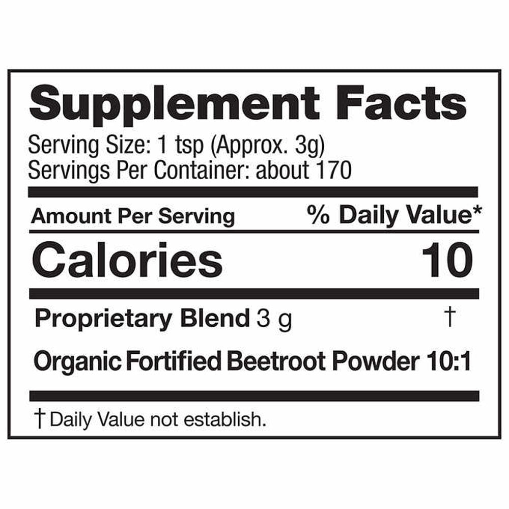 Feel Good USDA Organic Beetroot Powder, 18 Ounces