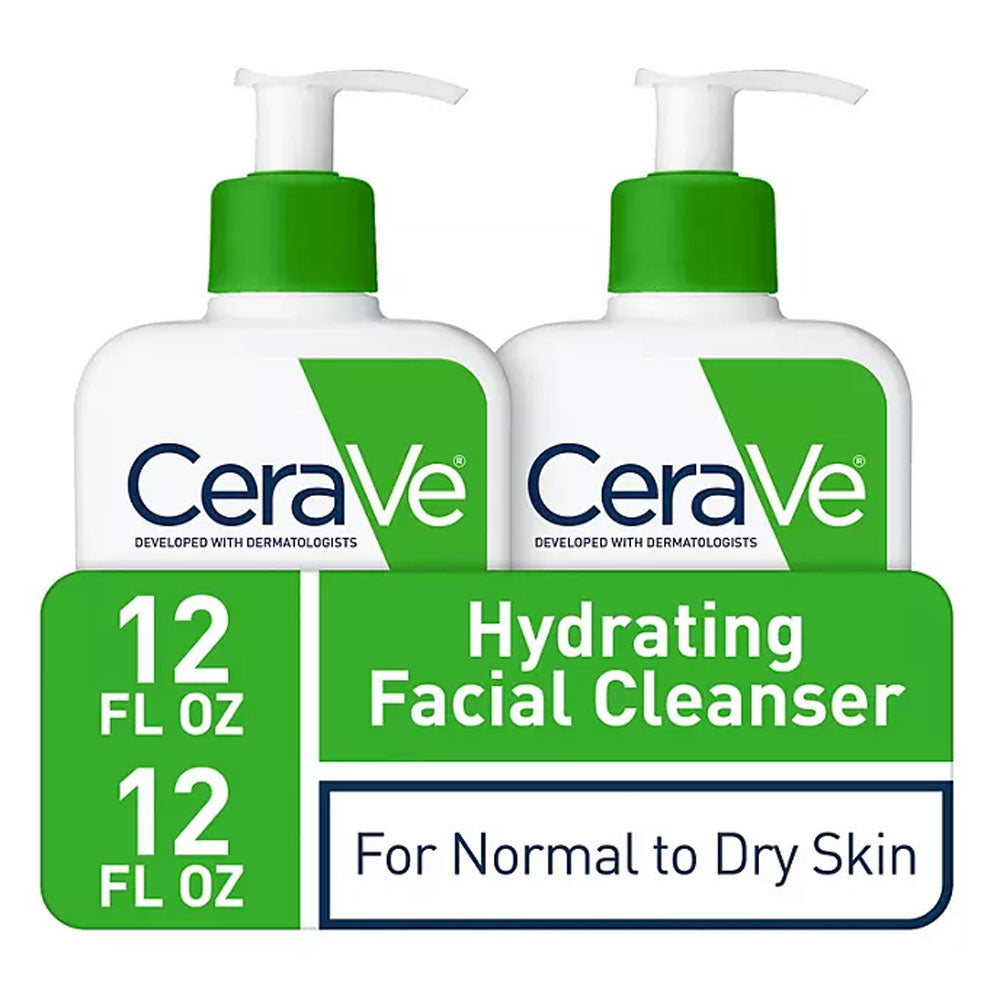 CeraVe Hydrating Facial Cleanser, Normal to Dry Skin (12 fl. oz., 2 pk.)