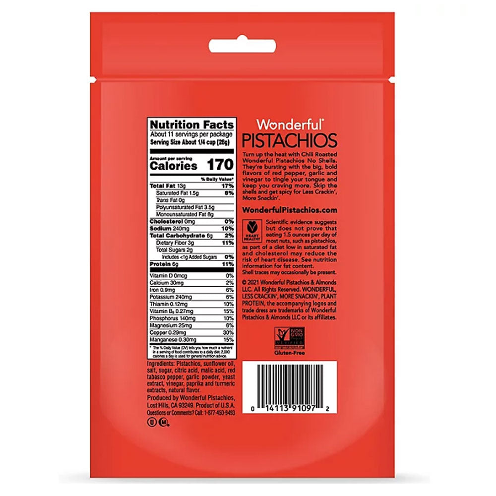 Wonderful Pistachios Chili Roasted (22oz)
