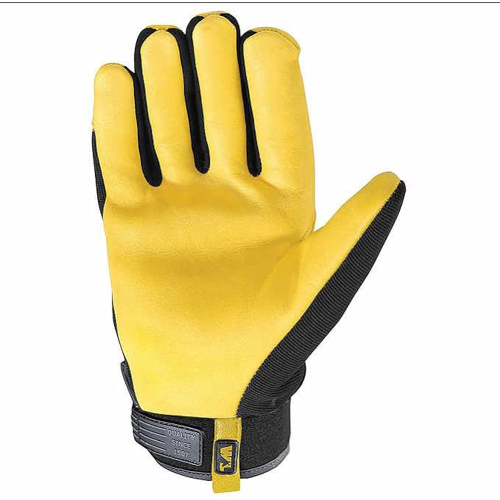 Wells Lamont Hydrahyde Heavy Duty Goatskin Leather Water Resistant Glove - Size: Large