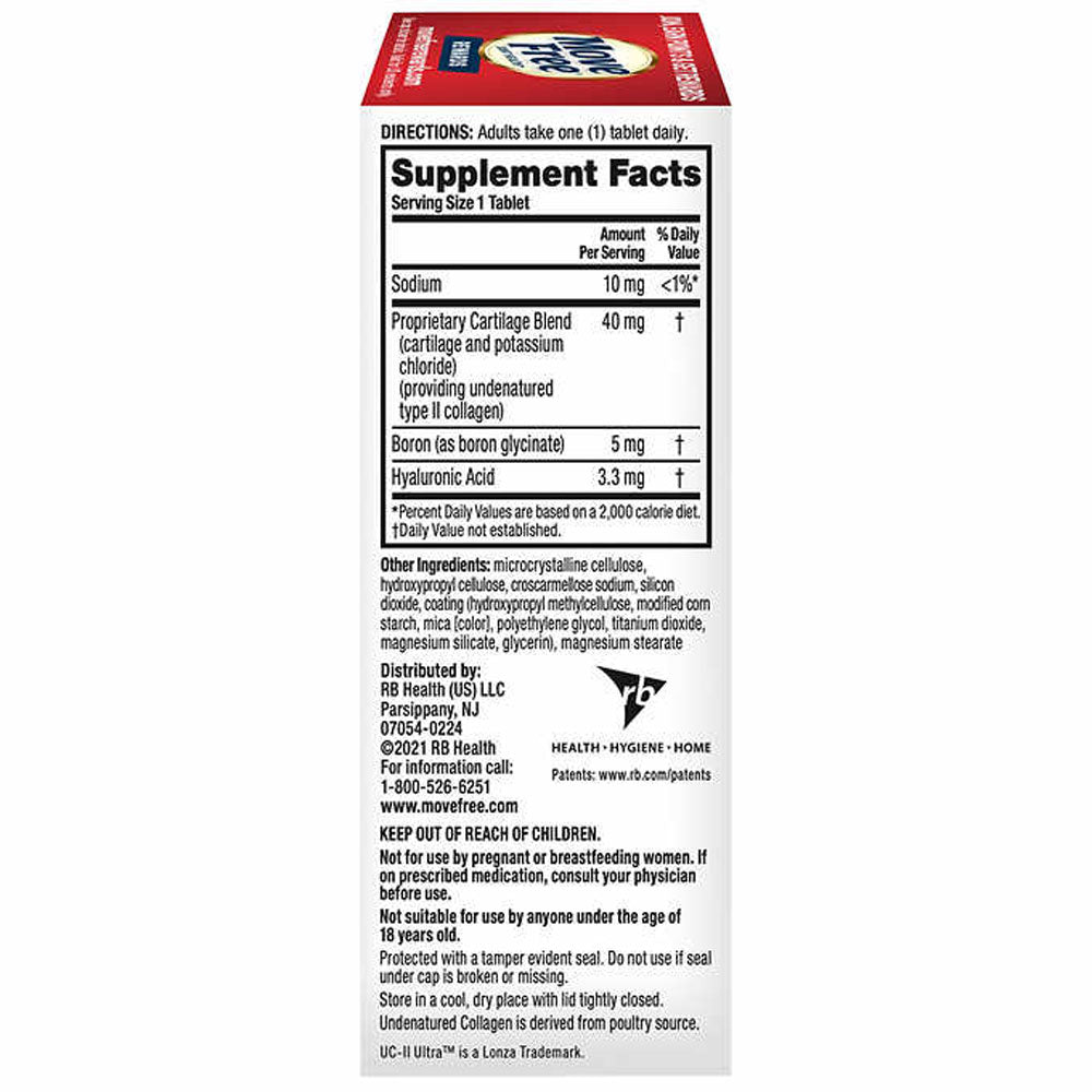 Schiff Move Free Ultra Triple Action Joint Supplement, 75 Tablets