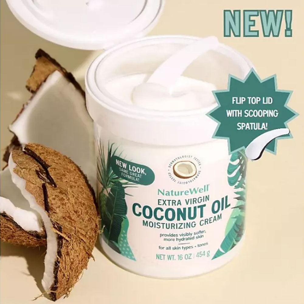 NatureWell Extra Virgin Coconut Oil Moisturizing Cream (16 oz.)