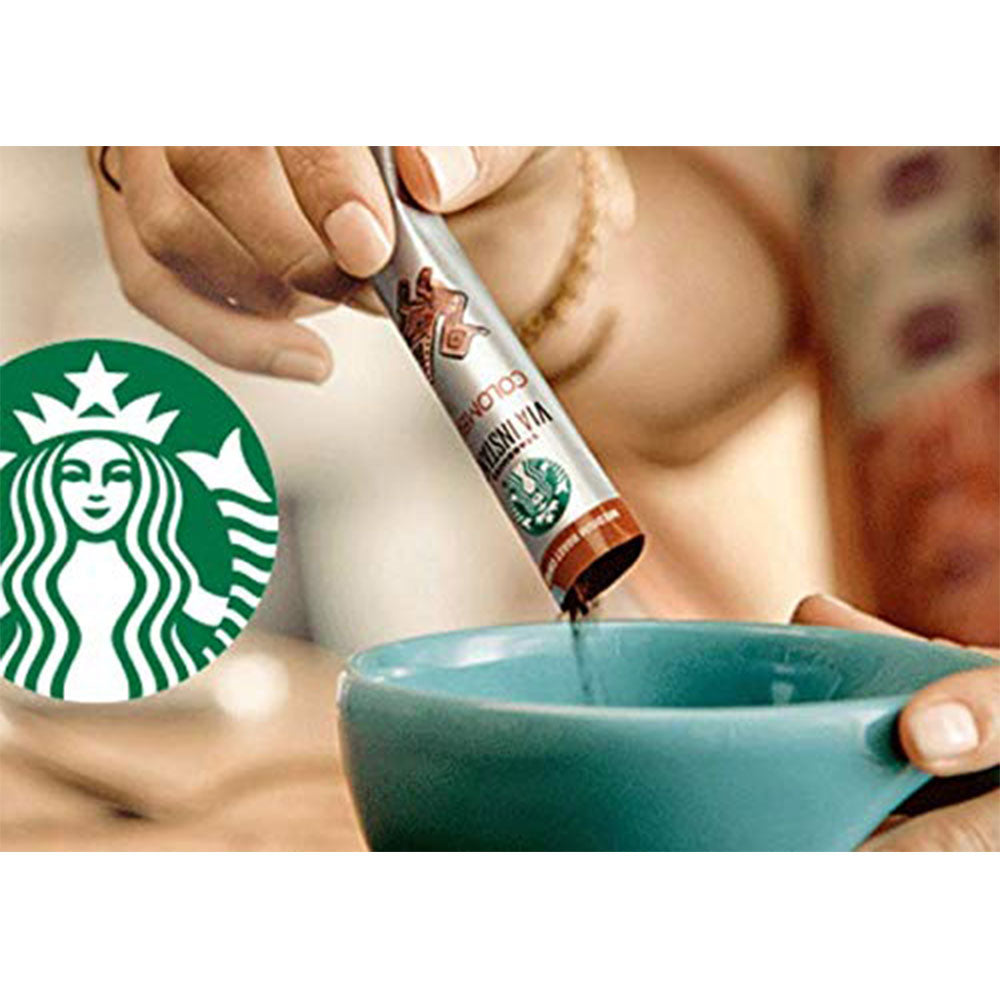 Starbucks VIA Instant Colombia Coffee, Medium Roast, (0.11 oz) 13-count