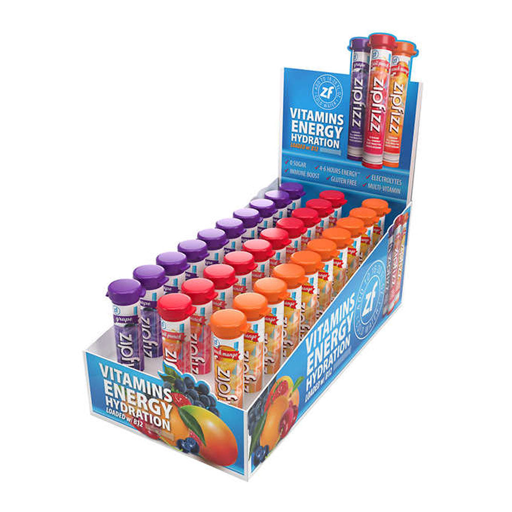 Zipfizz Energy Drink Mix, Multi-Vitamin, Variety Pack, 30 ct