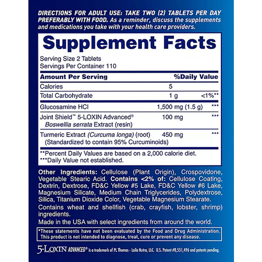 Osteo Bi-Flex Joint Health, Triple Strength + Turmeric (220 ct.)