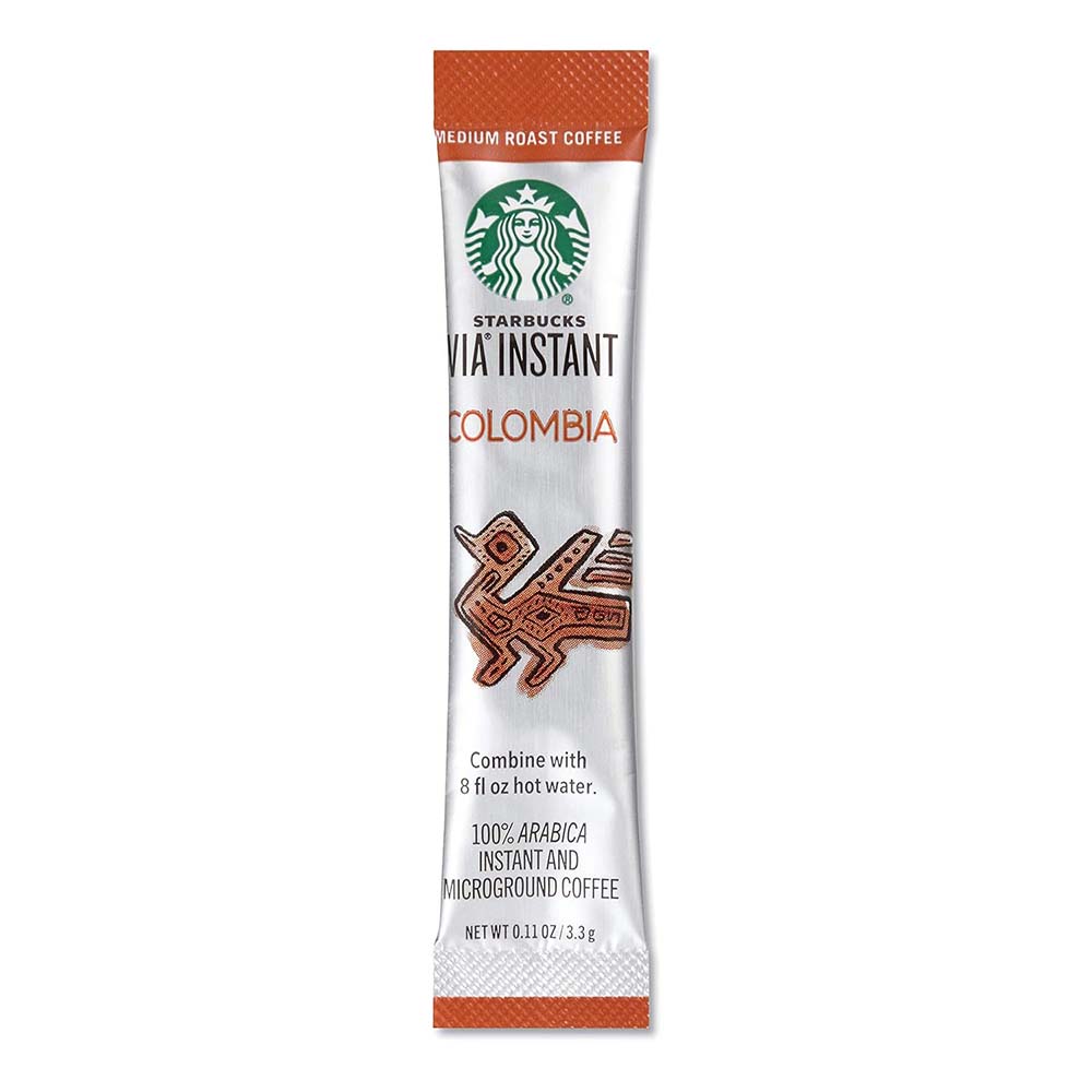Starbucks VIA Instant Colombia Coffee, Medium Roast, (0.11 oz) 13-count