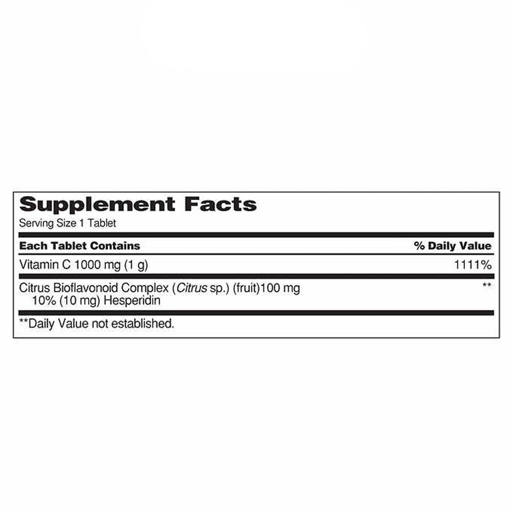 Kirkland Signature Vitamin C 1000 mg., Rose Hips, 500 Tablets