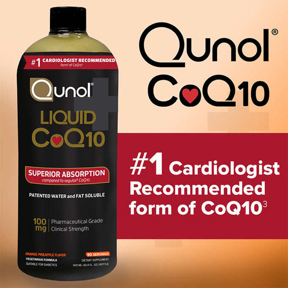 Qunol Liquid CoQ10 100 mg., 30.4 Ounces 90 Servings