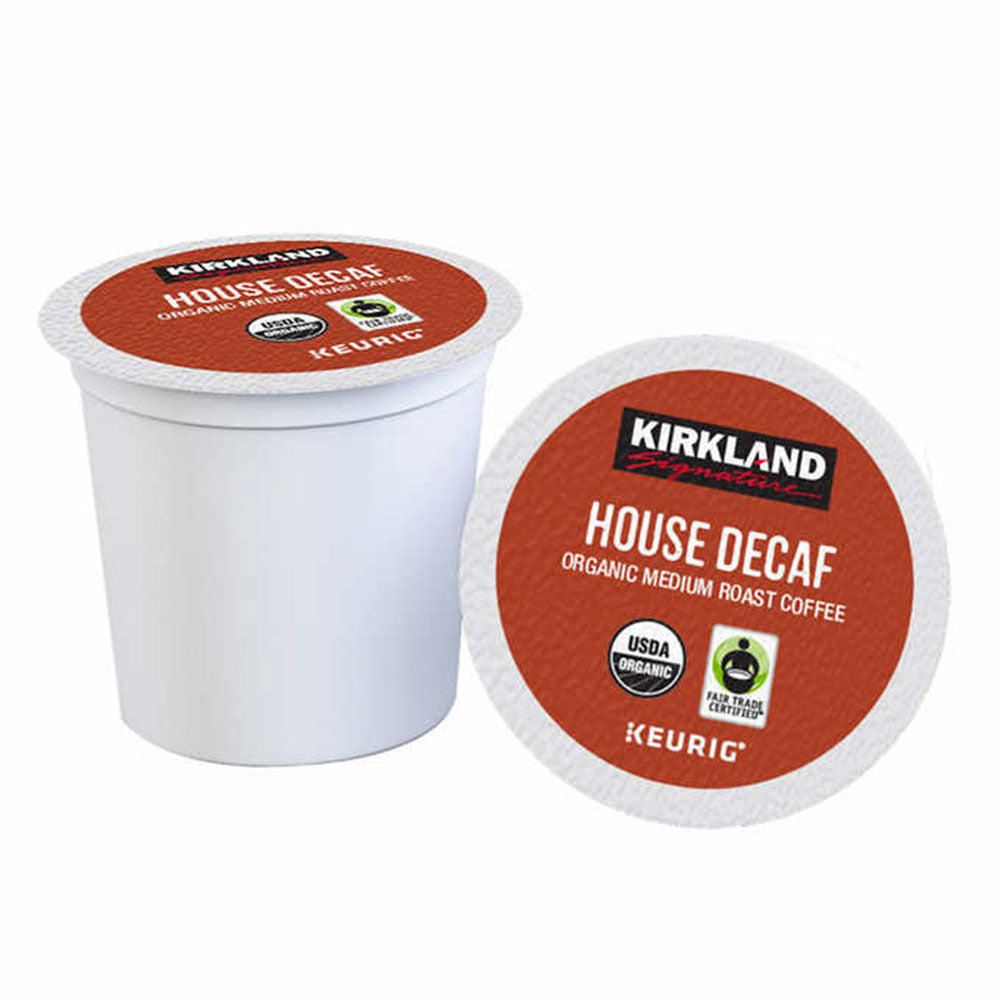 Kirkland Signature Coffee Organic House Decaf K-Cup Pod, 120-count