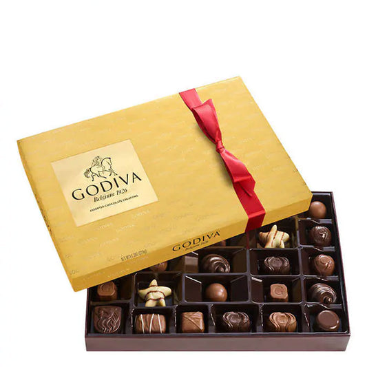 Godiva Premium Chocolate Variety Assorted Chocolates (27 Pieces) Gift Box
