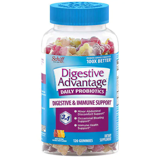 Schiff Digestive Advantage Probiotic, 120 Gummies