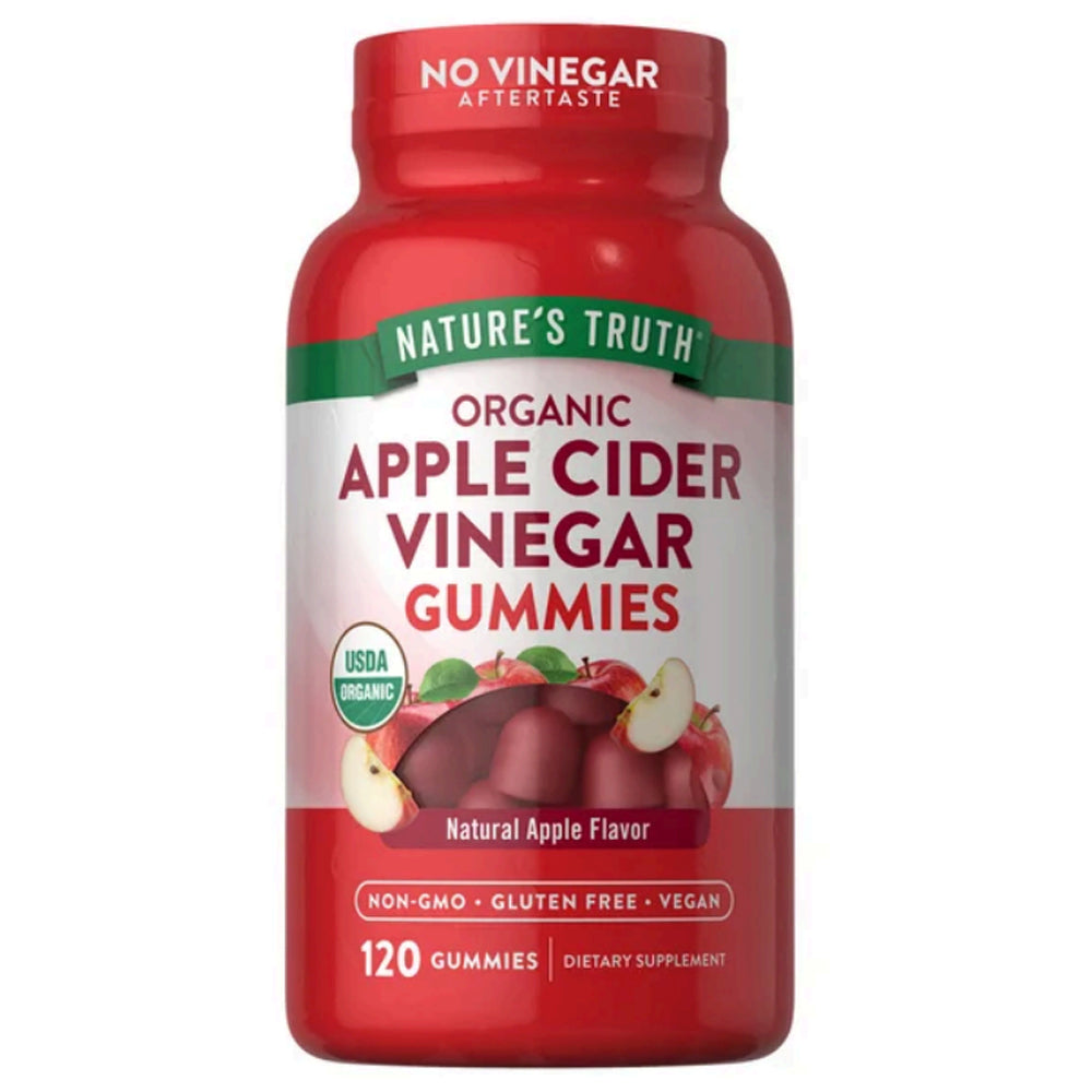 Nature's Truth USDA Organic Apple Cider Vinegar 500 mg., 120 Gummies