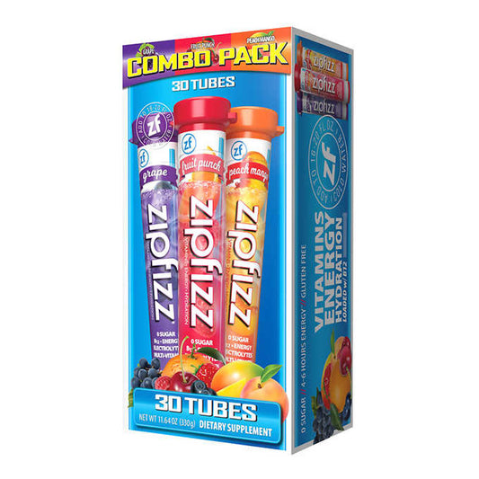 Zipfizz Energy Drink Mix, Multi-Vitamin, Variety Pack, 30 ct