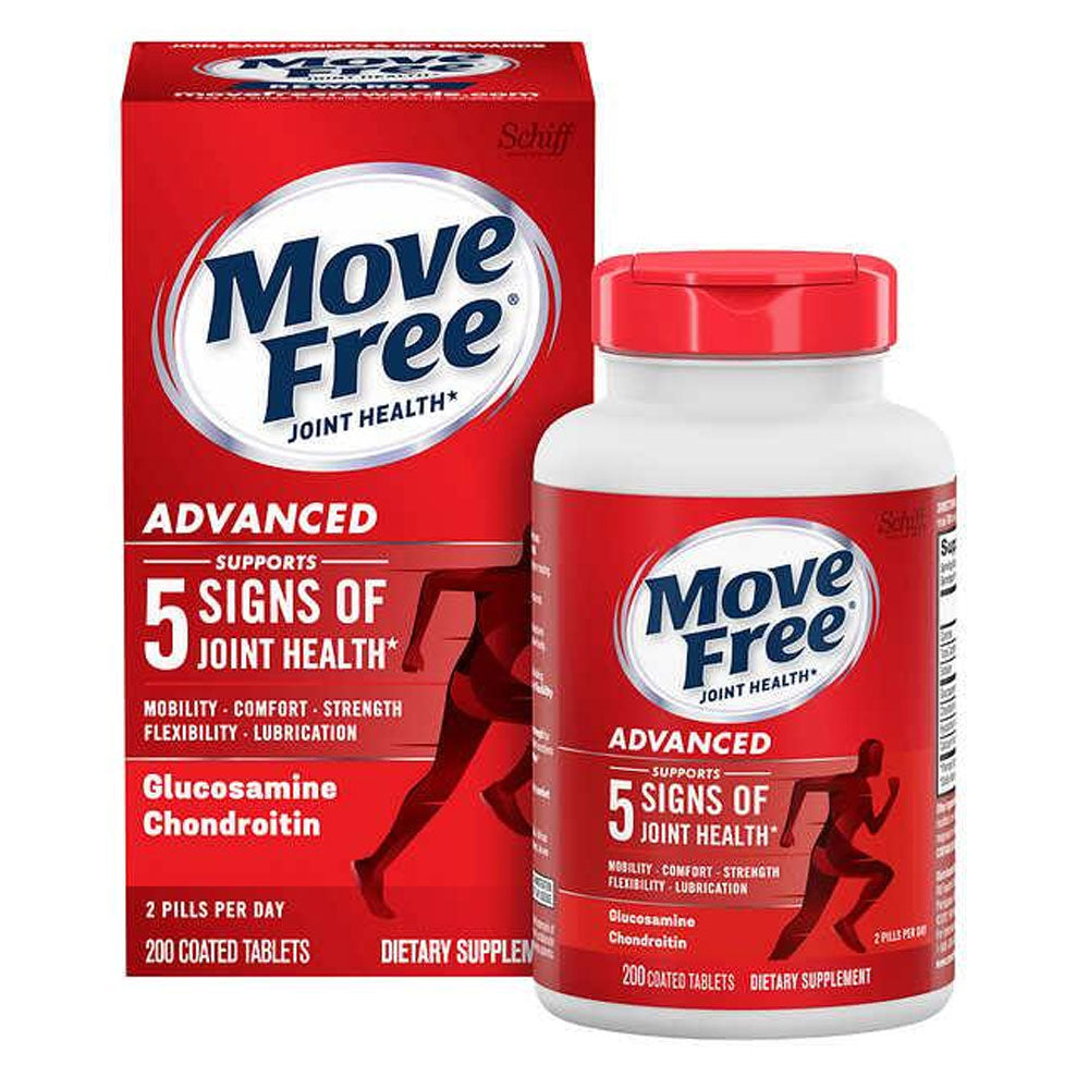 Schiff Move Free Advanced Joint Supplement, 200 Tablets – Geekzany