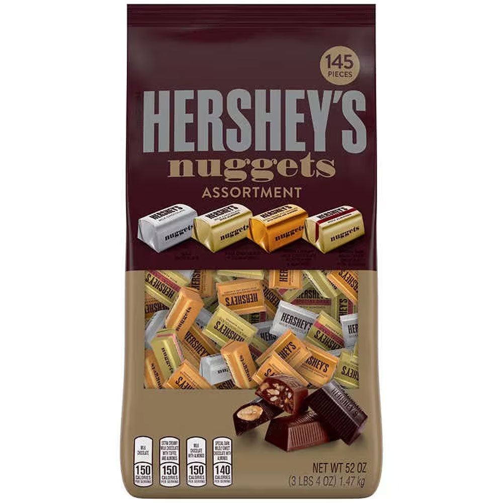Hershey's Chocolate Nuggets, Variety Pack, 145 ct 52 oz