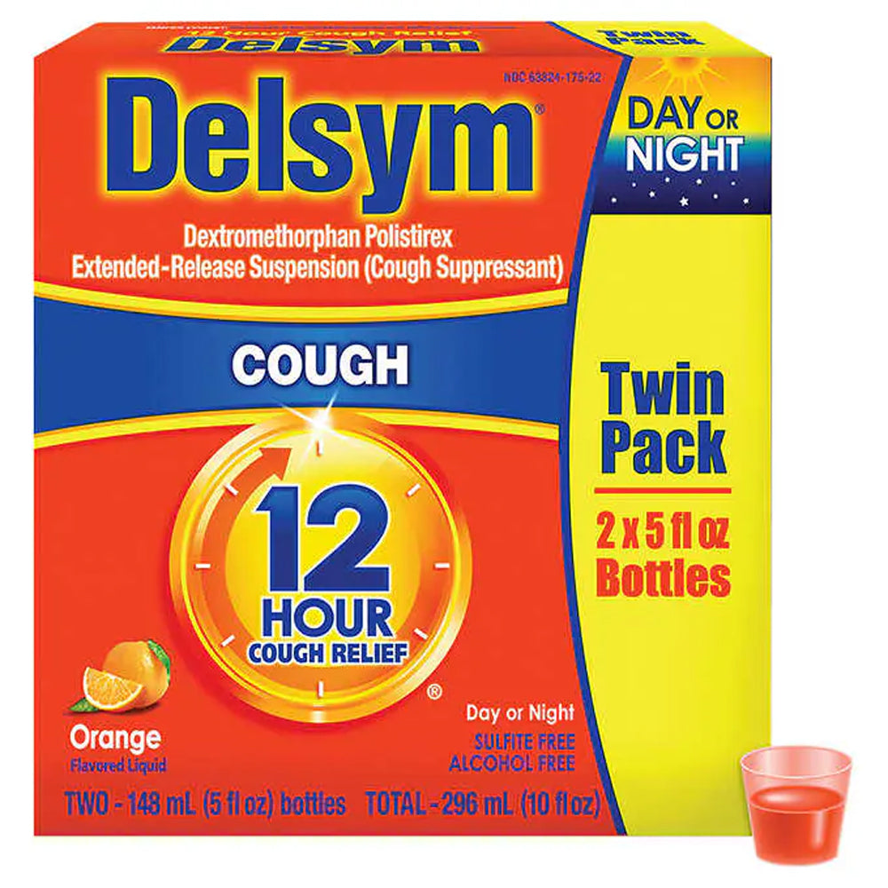 Delsym 12 Hour Cough Relief Orange (2 of 5 fl oz)