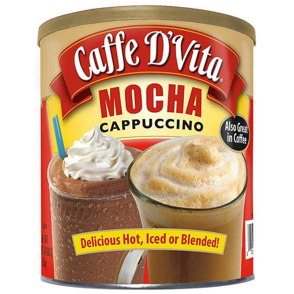 Caffe D'Vita, Instant Mocha Cappuccino, 4 lbs