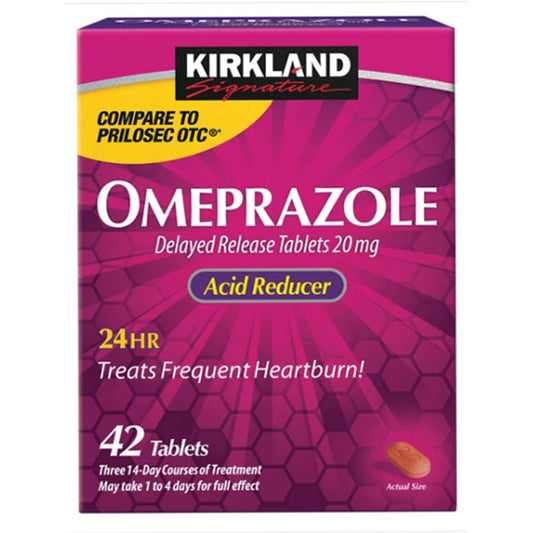 Kirkland Signature Omeprazole 20 mg., 42 Tablets