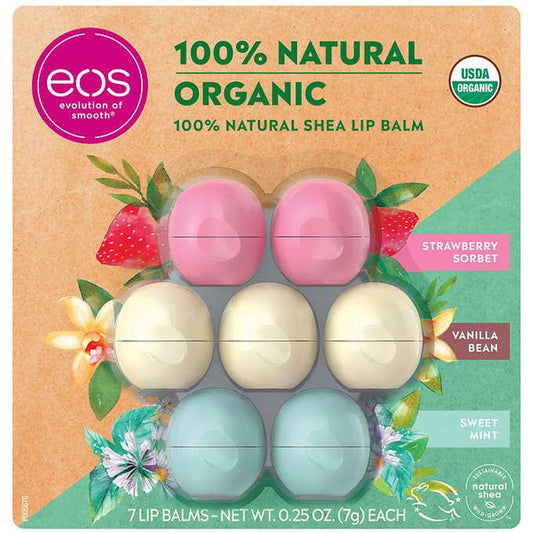 eos Organic Lip Balm, 7 Spheres
