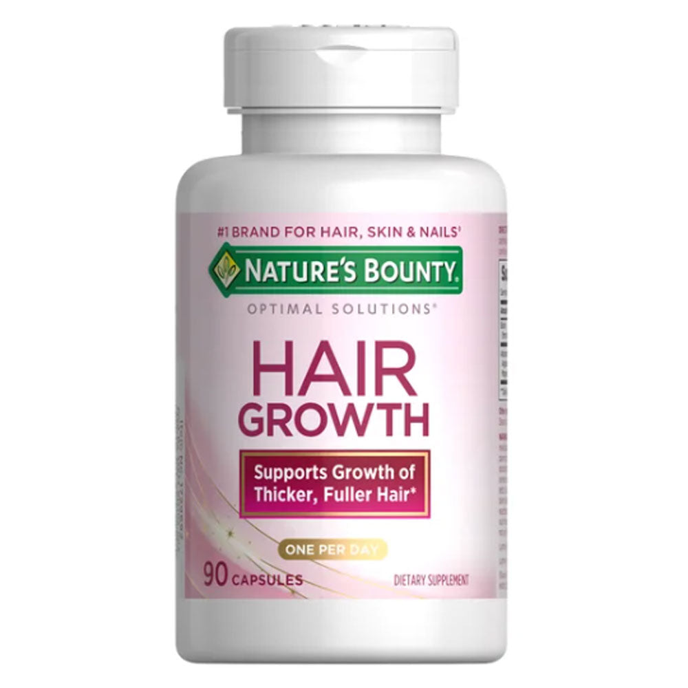 Nature's Bounty Optimal Solutions Hair Growth, 90 Capsules