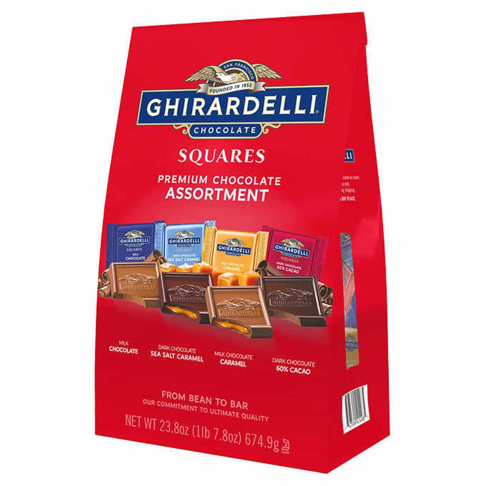 Ghirardelli Chocolate Squares Premium Chocolate Assortment, 23.8 oz