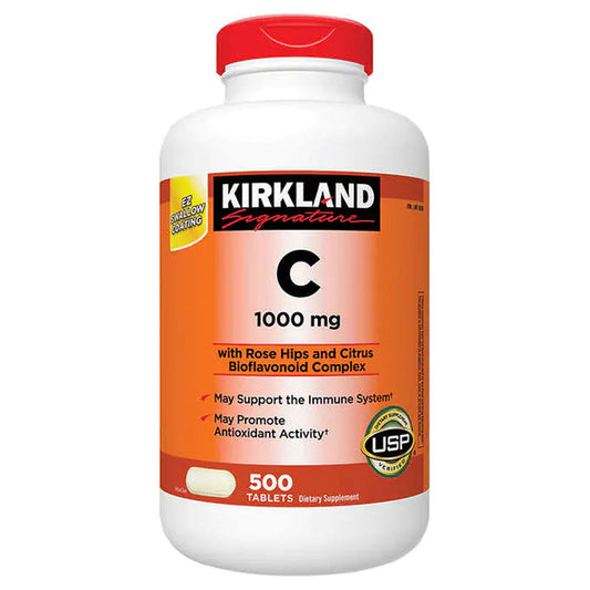 Kirkland Signature Vitamin C 1000 mg., Rose Hips, 500 Tablets