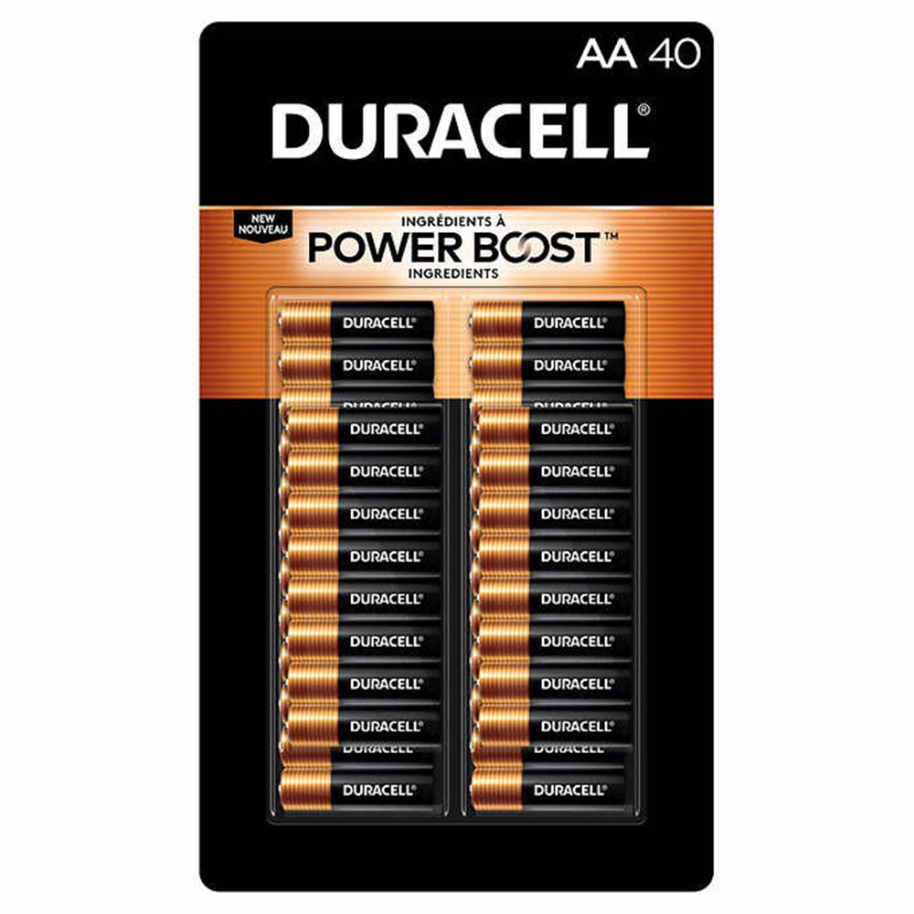 Duracell Coppertop Power Boost AA Batteries MN1500 Alkaline 40 Count by Duracell