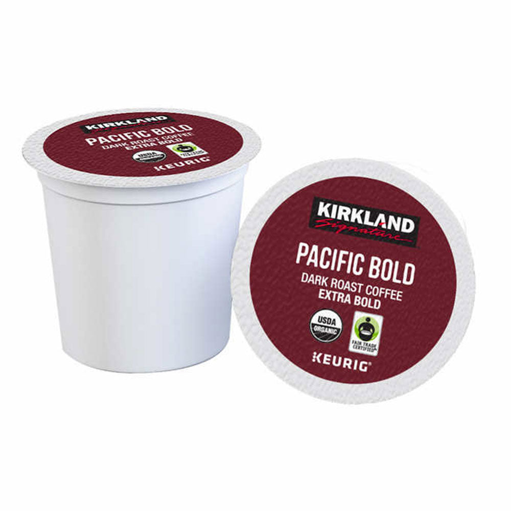 Kirkland Signature Coffee Organic Pacific Bold K-Cup Pod, 120-count